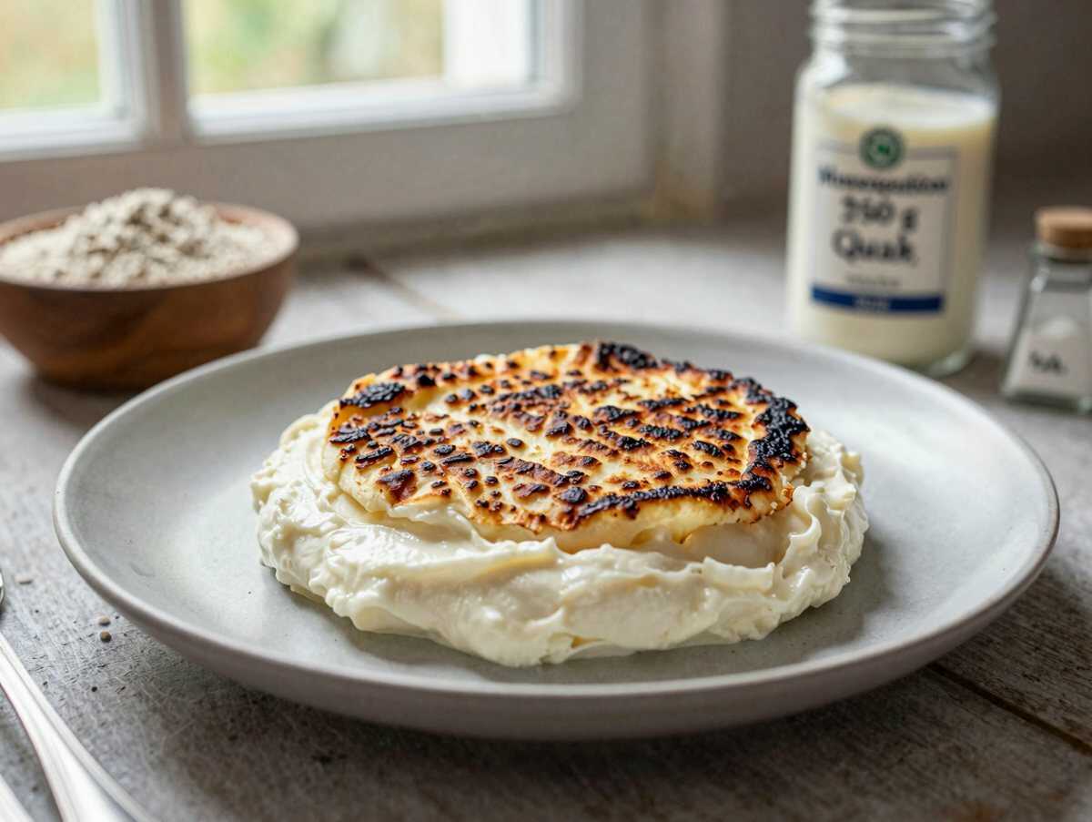 Schneegestöber mit 250 g Quark, das bereite ich jeden Weihnachten! – während der Zubereitung