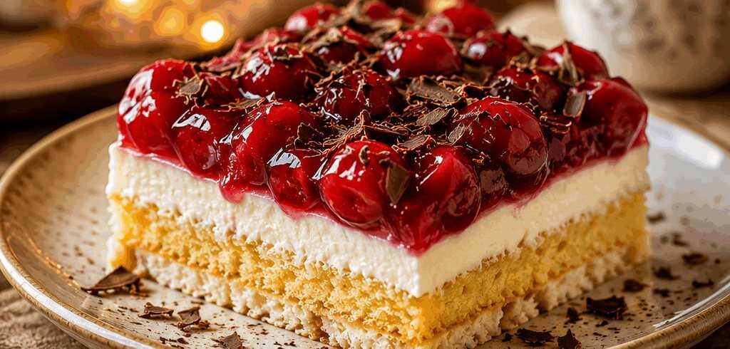 „Schnell verputztes Schneewittchen-Dessert: Probier es aus!“ – so sieht es fertig aus