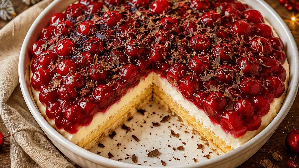Schnell verputztes Schneewittchen-Dessert