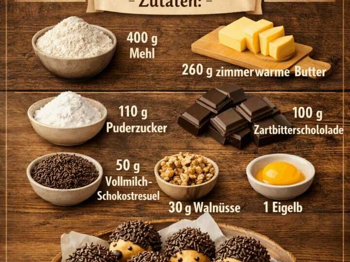 Schnelle Anleitung: Leckere Igelkekse einfach selbst backen!