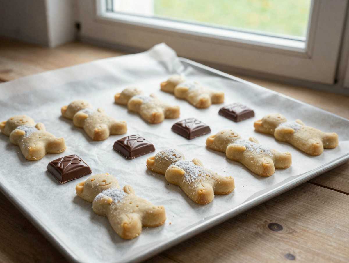 Schnelle DIY-Igelplätzchen: So einfach gelingt das Rezept! – während der Zubereitung
