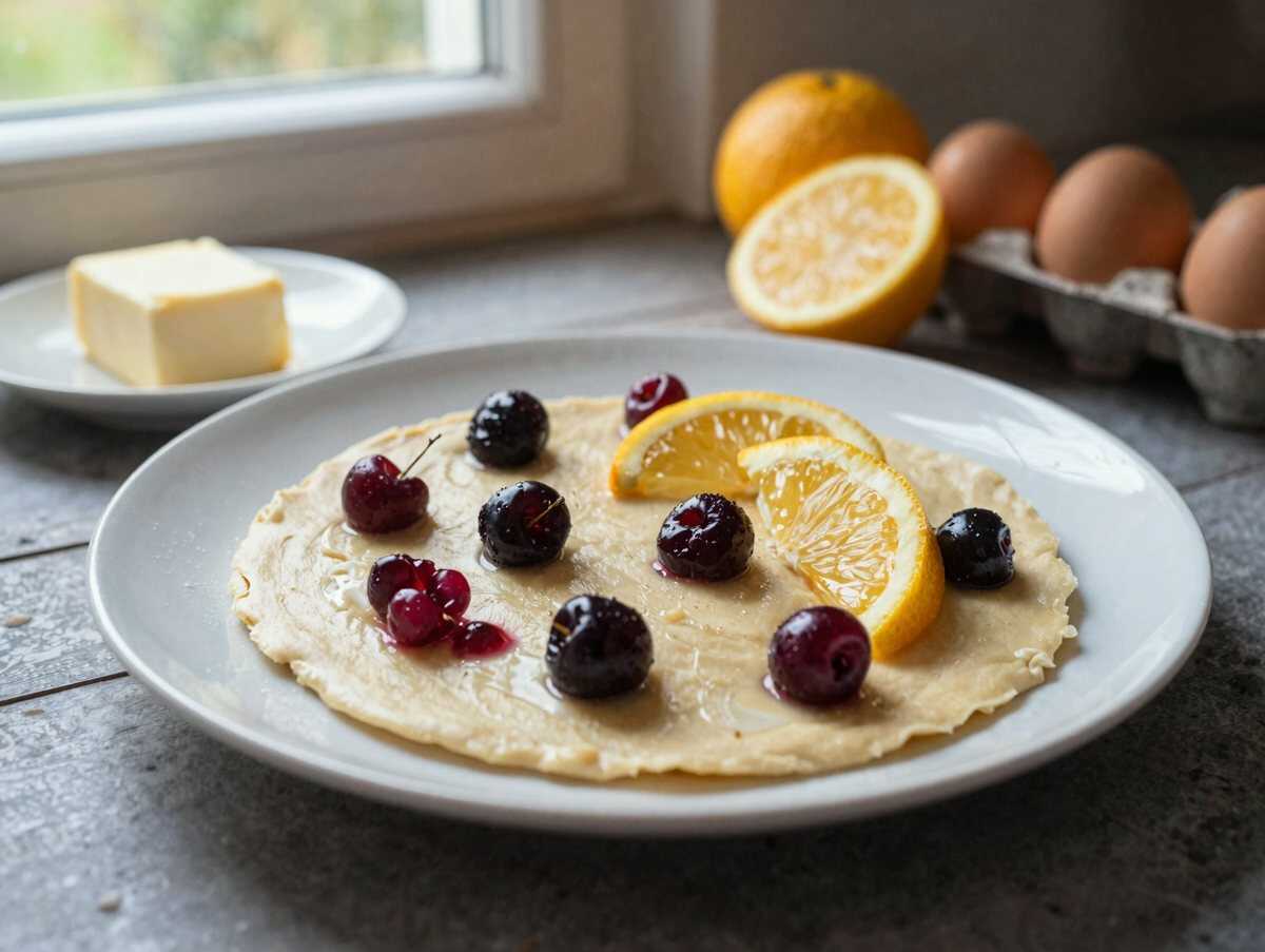 Schnelle Kirschkuchen-Idee, die du probieren musst! – während der Zubereitung