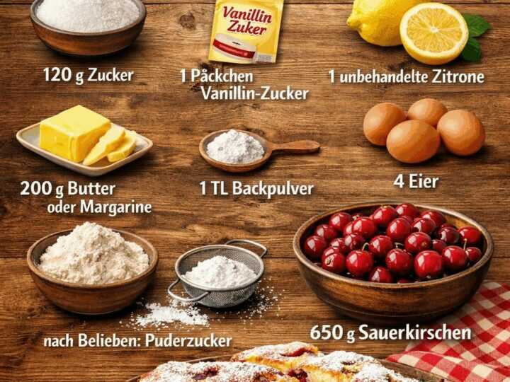 Schnelle Kirschkuchen-Idee, die du probieren musst!