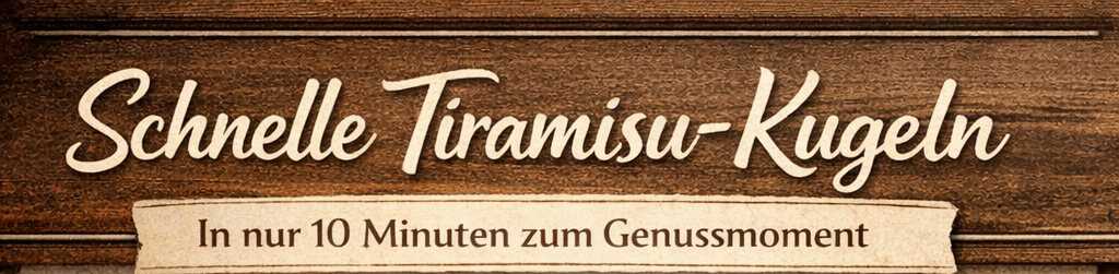 Schnelle Tiramisu-Kugeln: In nur 10 Minuten zum Genussmoment – so sieht es fertig aus
