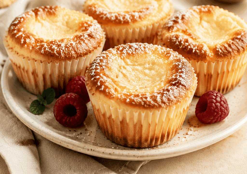 Schnelle und Einfache Käsekuchen-Muffins