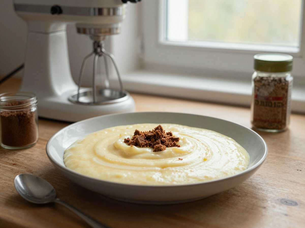 Schnelle Zaubercreme: In nur 3 Minuten zubereitet – Probieren Sie es aus! – während der Zubereitung