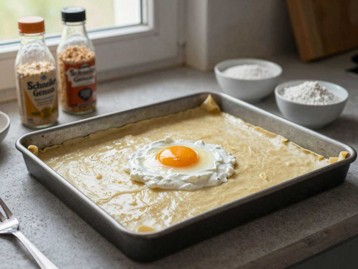 Schneller Genuss: Mohnkuchen in nur 10 Minuten zubereitet! – während der Zubereitung
