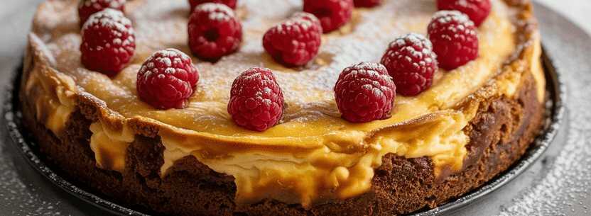 Schneller Quarkkuchen in 5 Minuten alles zusammengerührt – so sieht es fertig aus