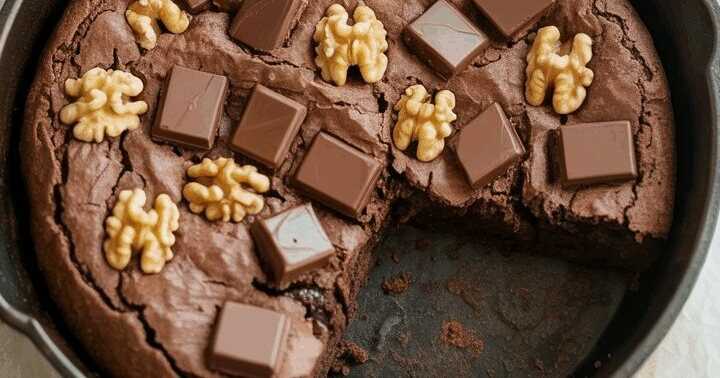 Schoko-Brownies im Airfryer gebacken