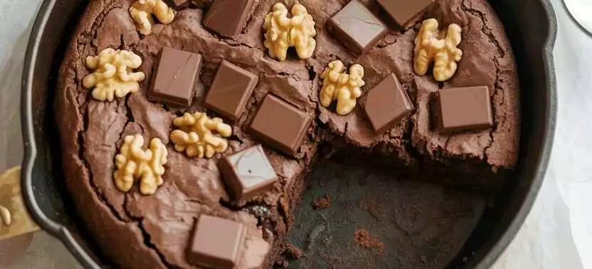 Schoko-Brownies im Airfryer gebacken