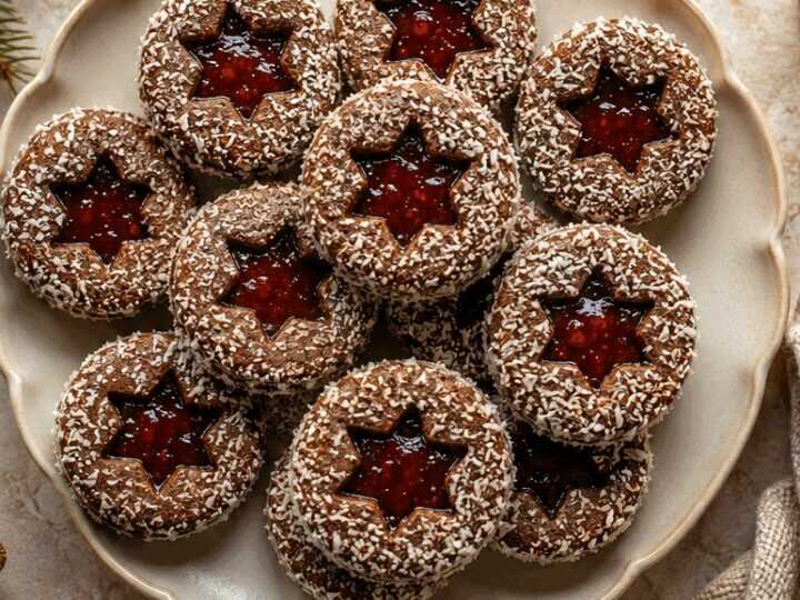 Schoko-Kokos-Weihnachtsplätzchen: Die köstliche Alternative zu Linzer Keksen!