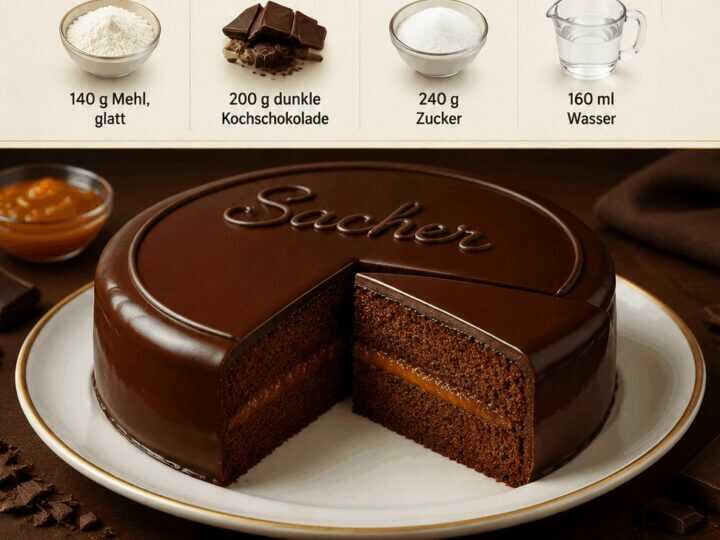 Schokoladengenuss: Unser unverzichtbares Sachertorte-Rezept entdecken!
