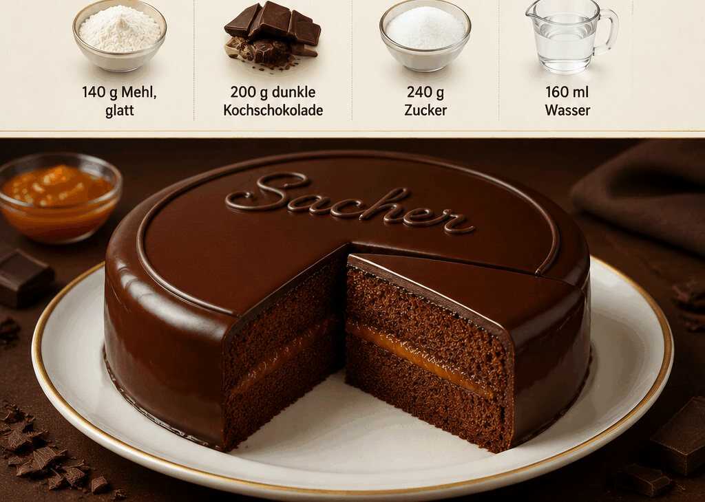 Schokoladengenuss: Unser unverzichtbares Sachertorte-Rezept entdecken!