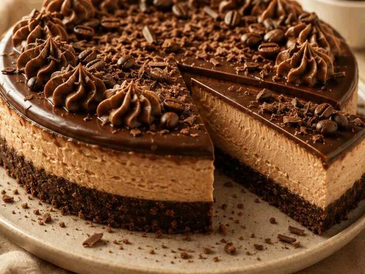 Schokoladen-Kaffee-Käsekuchen: Das unwiderstehliche Dessert, das alle begeistert!