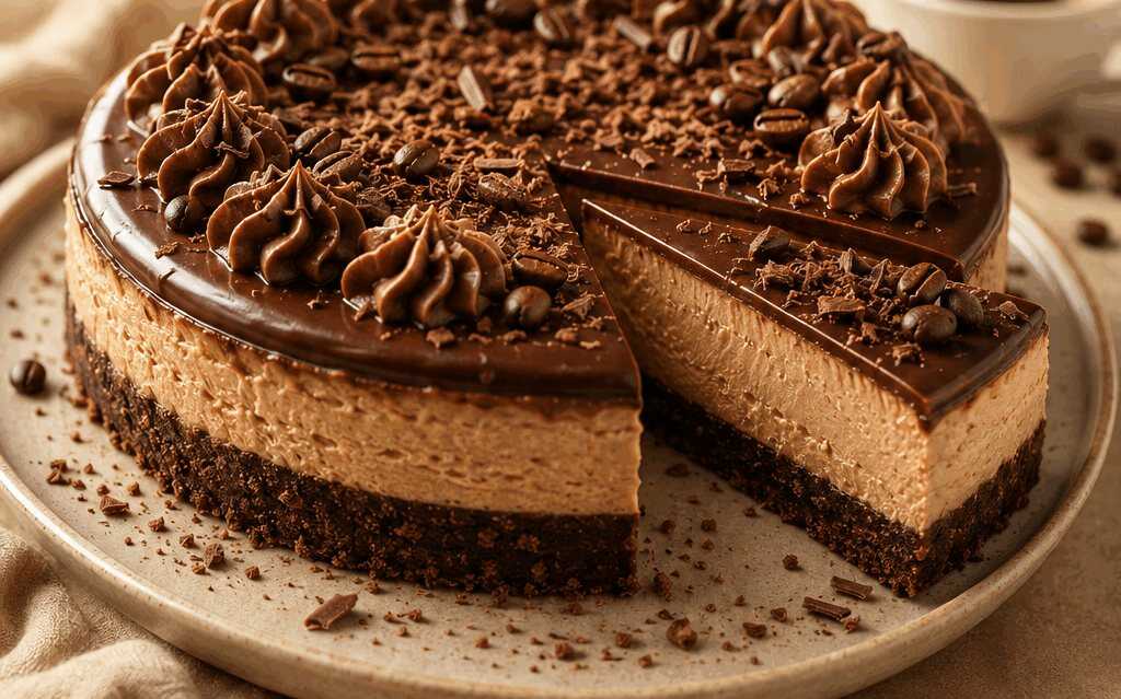 Schokoladen-Kaffee-Käsekuchen: Das unwiderstehliche Dessert, das alle begeistert!