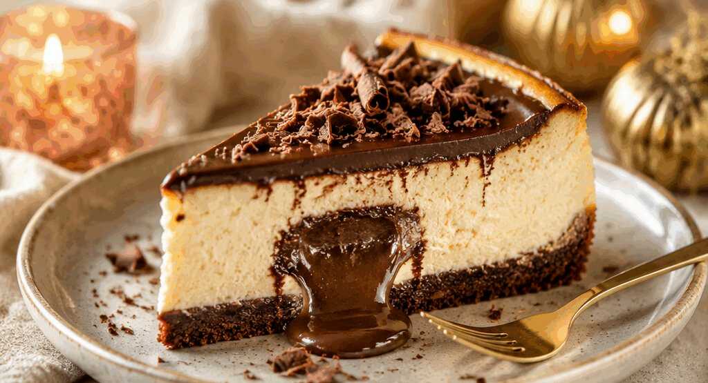 Schokoladenüberraschung: So wird Ihr Käsekuchen unwiderstehlich! – so sieht es fertig aus