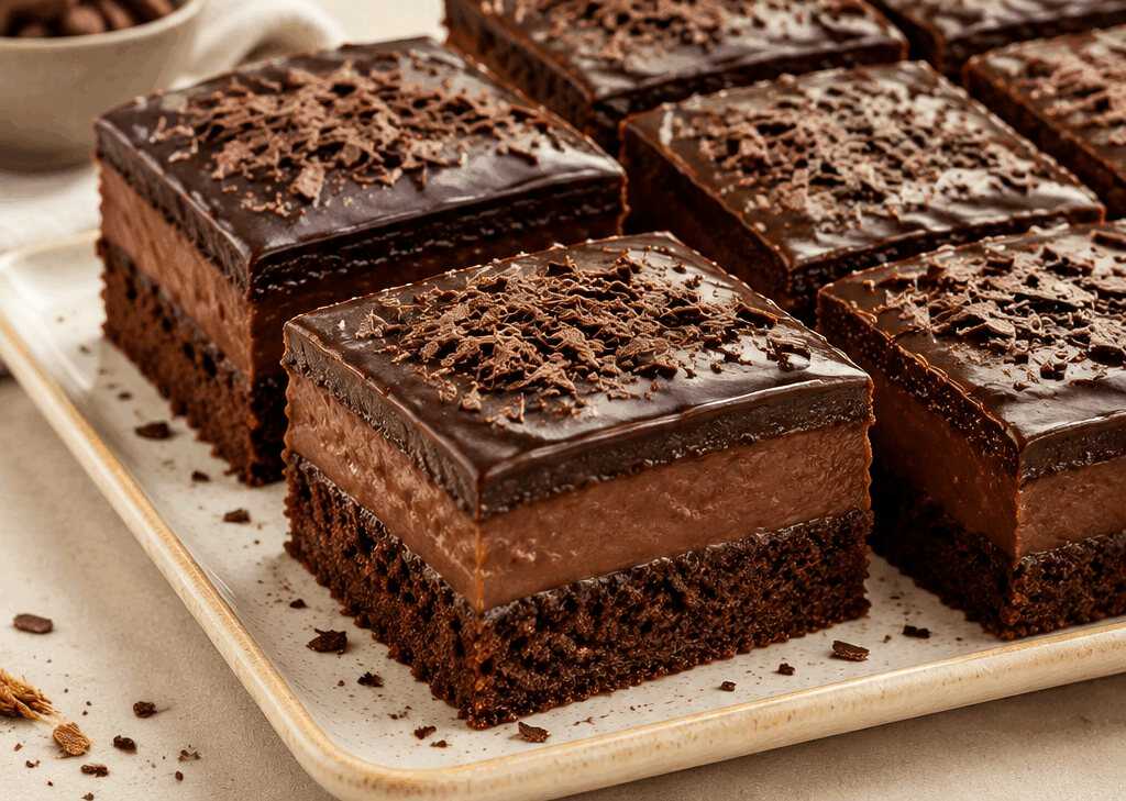 Schokoladiger Blechkuchen: Einfaches Pudding-Rezept, das begeistert!