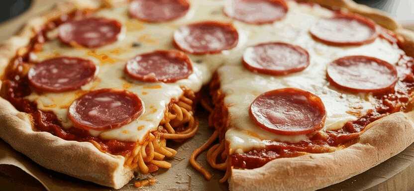 Schüttelpizza mit 250 g Salami ein Blitzrezept für jeden Tag!