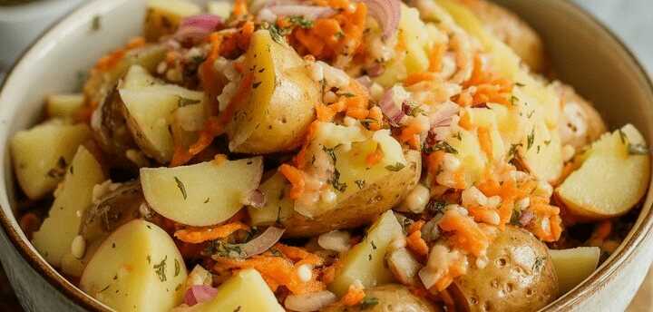 Schwäbischer Kartoffelsalat (ohne Mayo)