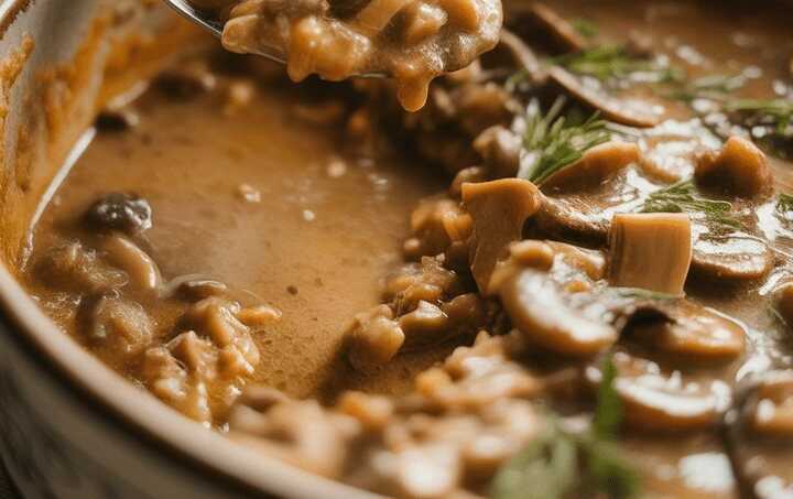 Schwarzwälder Jägersauce mit 250 g Champignons in 15 Minuten