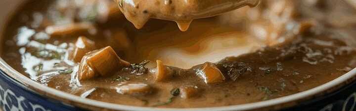 Schwarzwälder Jägersauce mit 300 g Champignons, hammerleckere Sauce!