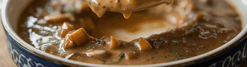 Schwarzwälder Jägersauce mit 300 g Champignons, hammerleckere Sauce!