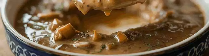 Schwarzwälder Jägersauce mit 300 g Champignons, hammerleckere Sauce!