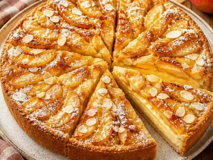 Schweizer Apfelkuchen mit cremigem Pudding – Ein Genuss für alle Sinne!