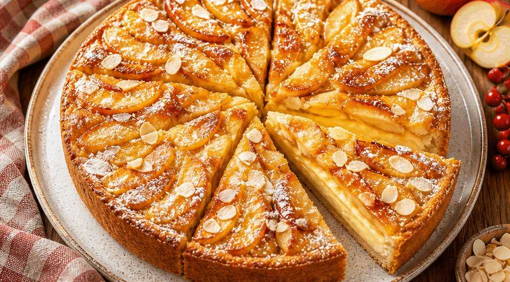 Schweizer Apfelkuchen mit cremigem Pudding – Ein Genuss für alle Sinne!