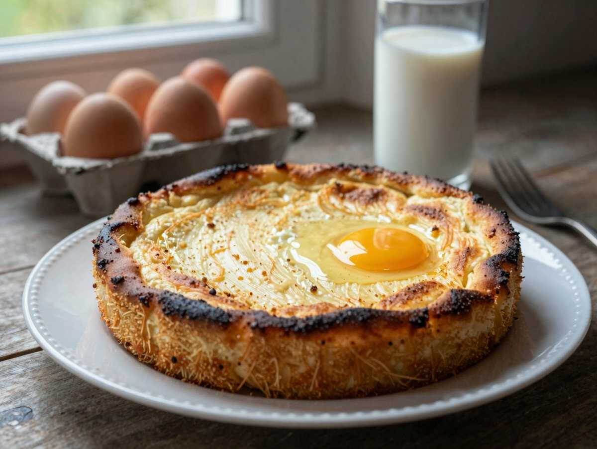 Scuhtgefahr Pur, Quarkkuchen mit Pudding in 7 Minuten – während der Zubereitung