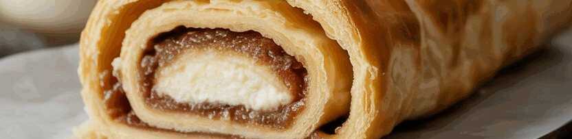 Selbstgemachte Schaumrollen mit italienischer Eischnee-Füllung – so sieht es fertig aus