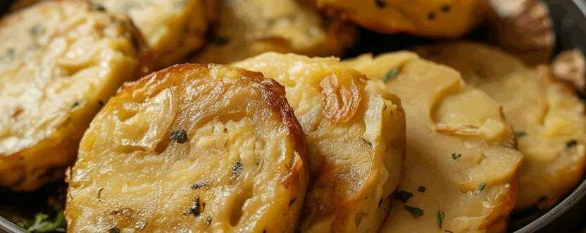 Sie brauchen 1 kg Kartoffeln & 1 Zwiebel, Karrtoffelfrikadellen