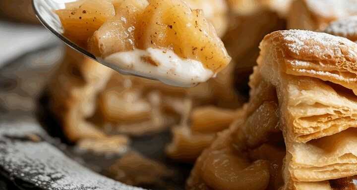 Sie brauchen 5 Äpfel und 100g Naturjoghurt für die Apfelschnecken