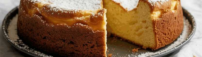 Sie brauchen 5 Minuten für den BESTEN Quarkkuchen ohne Boden – so sieht es fertig aus