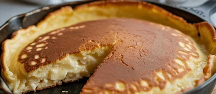 Sie brauchen nur 250 g Quark und 15 Minuten für die leckere Pfannkuchen