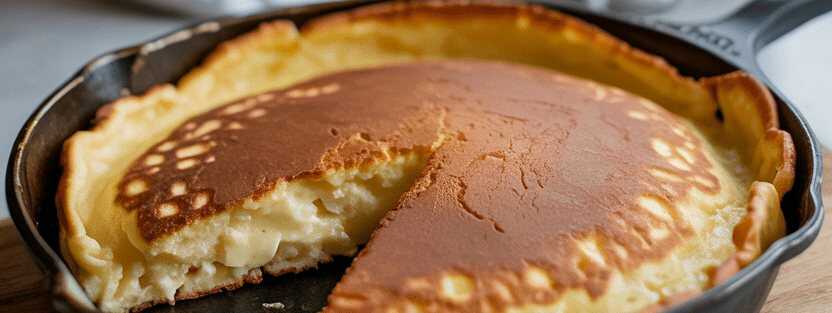 Sie brauchen nur 250 g Quark und 15 Minuten für die leckere Pfannkuchen