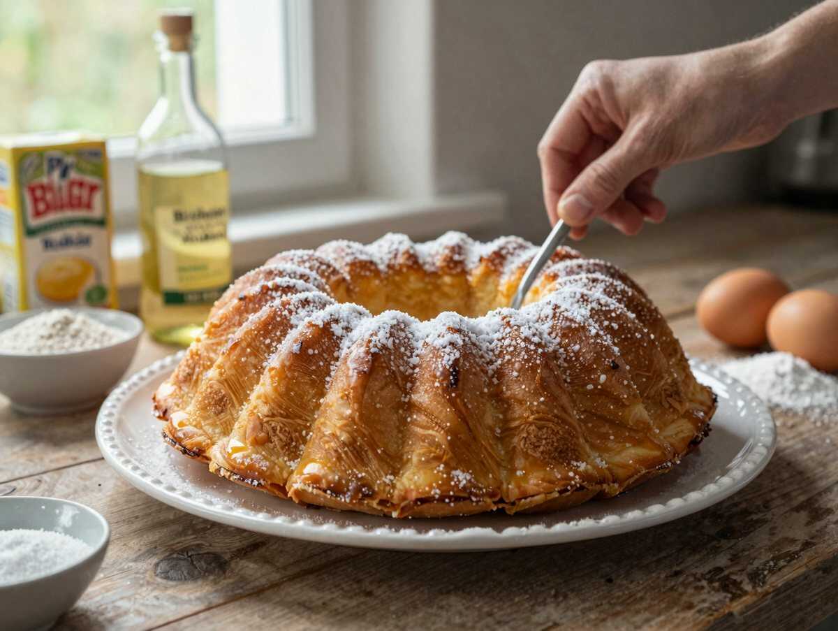 So gelingt der perfekte Eierlikör-Gugelhupf: Unwiderstehliches Rezept entdecken! – während der Zubereitung