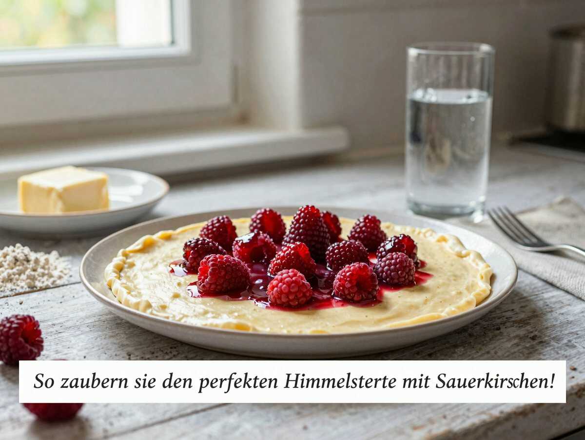 So zaubern Sie den perfekten Himmelstorte mit Sauerkirschen! – während der Zubereitung