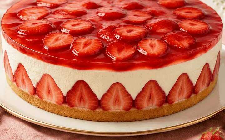 Sommertraum: Erdbeer-Mascarpone-Torte mit unwiderstehlichem Glanz!