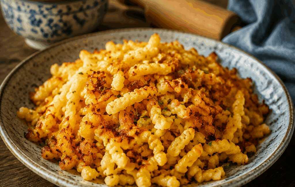 Spätzle knusprig geröstet aus dem Airfryer, der Klassiker neu entdeckt