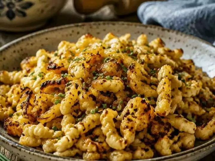 Spätzle knusprig geröstet aus dem Airfryer – schnell, einfach, unfassbar gut
