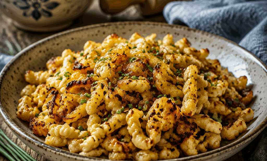 Spätzle knusprig geröstet aus dem Airfryer – schnell, einfach, unfassbar gut