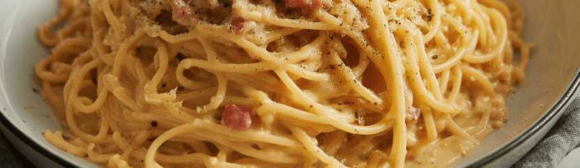 Spaghetti Carbonara in 30 Minuten auf dem Tisch – so sieht es fertig aus