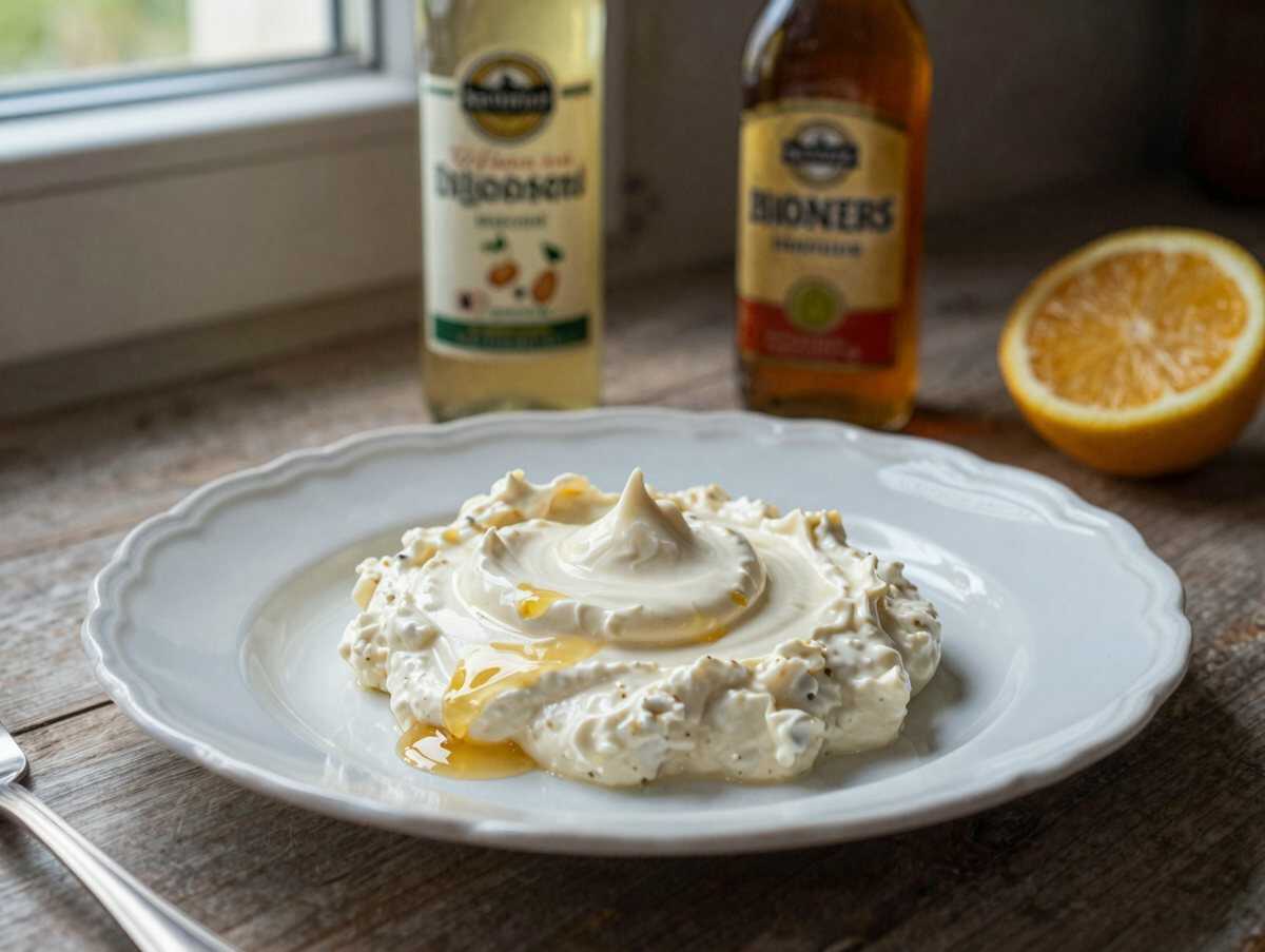Spezialsoße mit 200 ml Mayonnaise für alle möglichen gerichte – während der Zubereitung
