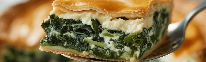 Spinatpita mit 250 g Topfen die 2x im Woche backe – so sieht es fertig aus