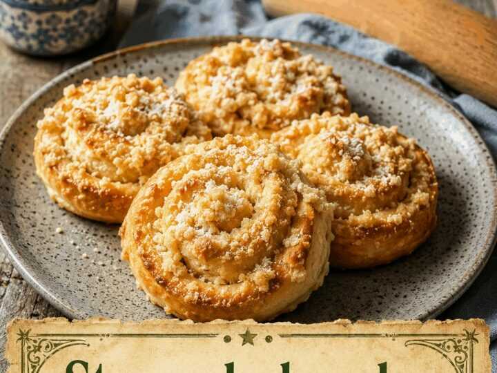 Streuselschnecken aus dem Airfryer, das Rezept, nach dem alle fragen