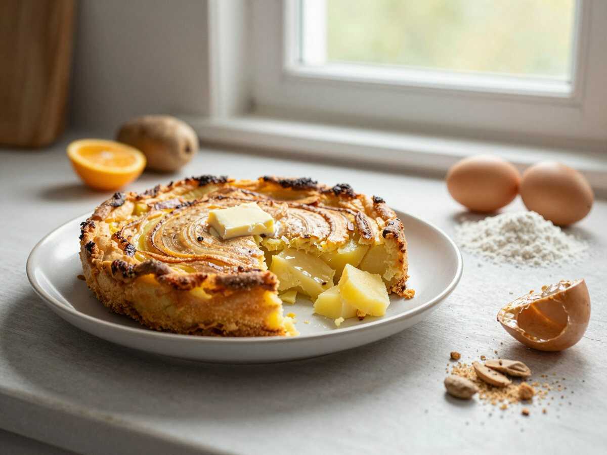 Süßer Kartoffelkuchen mit Zimt: schmeckt nach Sonntag bei Oma – während der Zubereitung