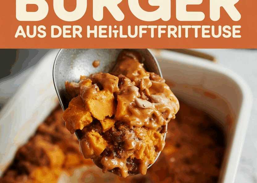 Süßkartoffel-Burger aus der Heißluftfritteuse
