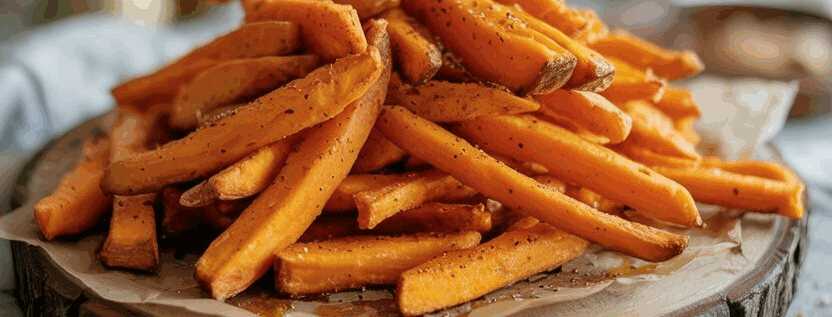 Süßkartoffel-Pommes aus dem Airfryer