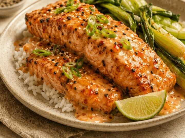 Süß-scharfer Lachsgenuss: Einfache Bang Bang Salmon Rezeptur, die begeistert!